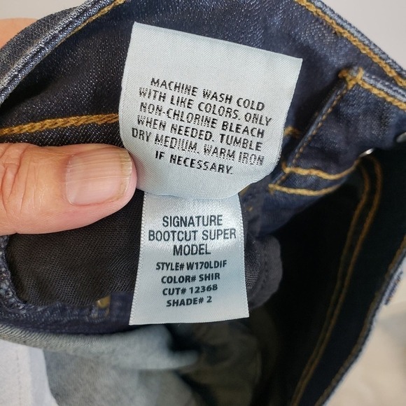 Hudson Cropped Signature Bootcut Dark Wash Jeans SZ 26/SZ 2/4 - Picture 9 of 9